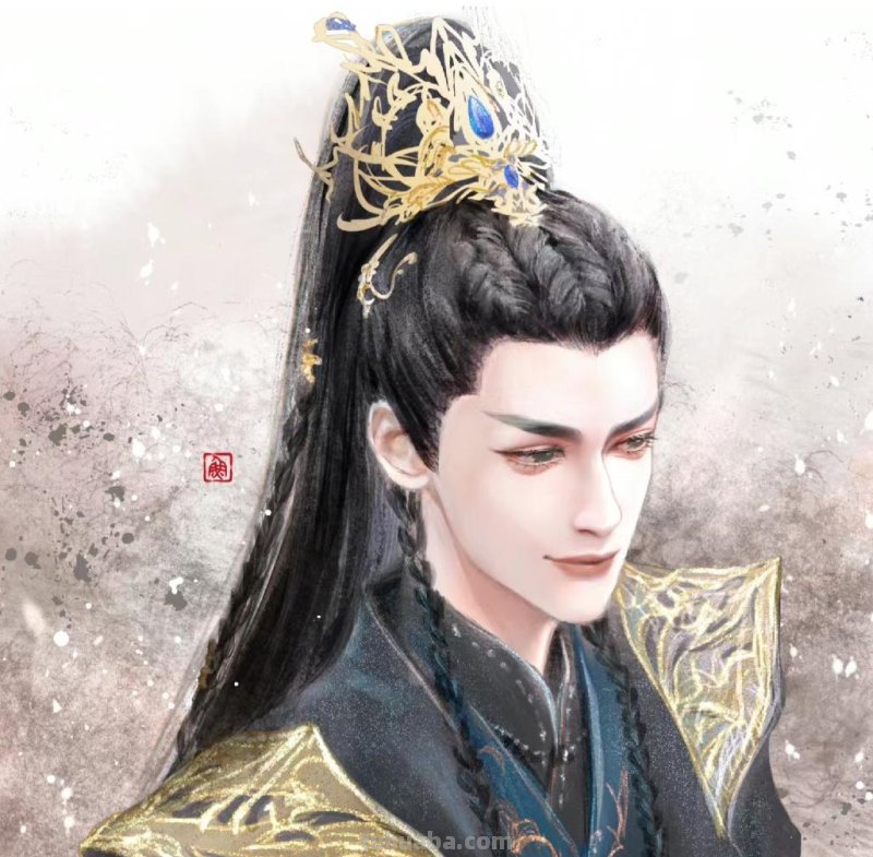 166张《长月烬明》插画｜等更的日子里，只能靠他一解相思之苦了