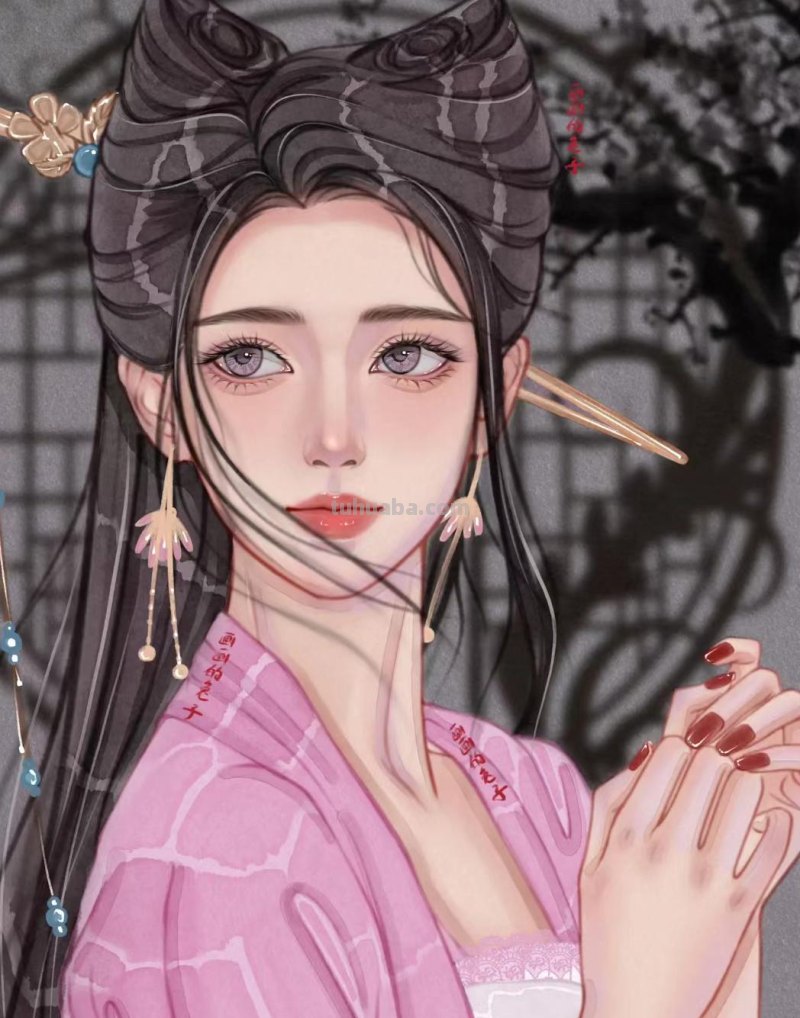 166张《长月烬明》插画｜等更的日子里，只能靠他一解相思之苦了