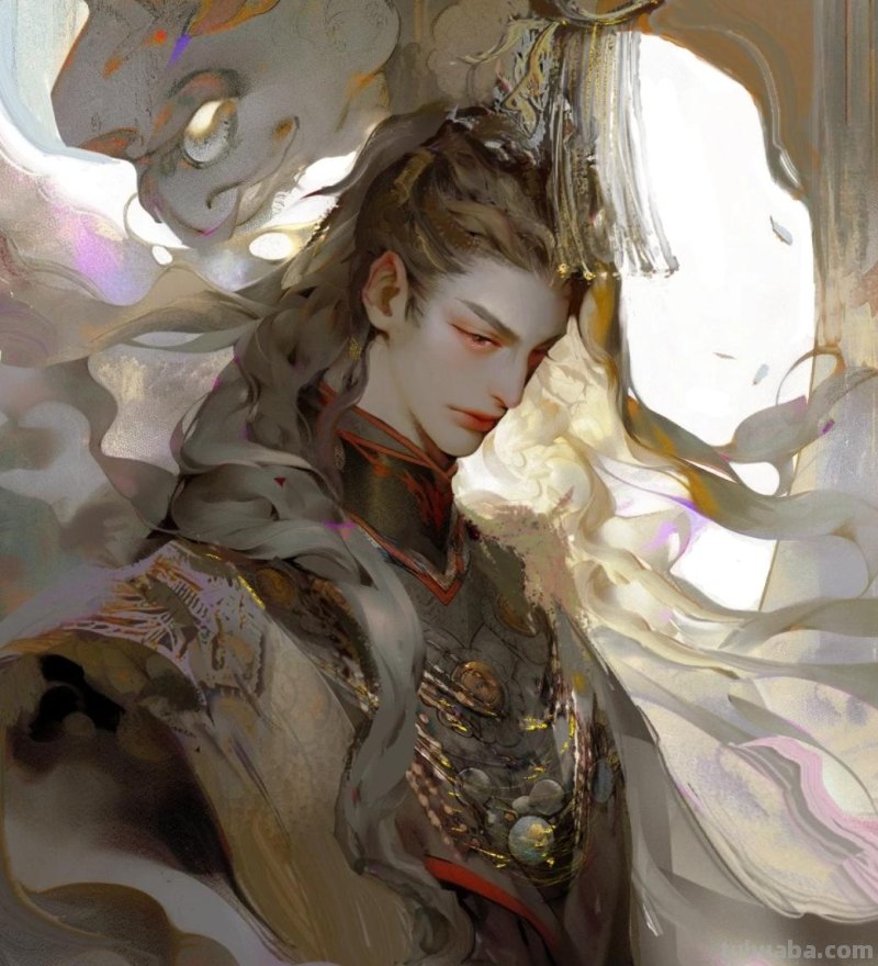 166张《长月烬明》插画｜等更的日子里，只能靠他一解相思之苦了