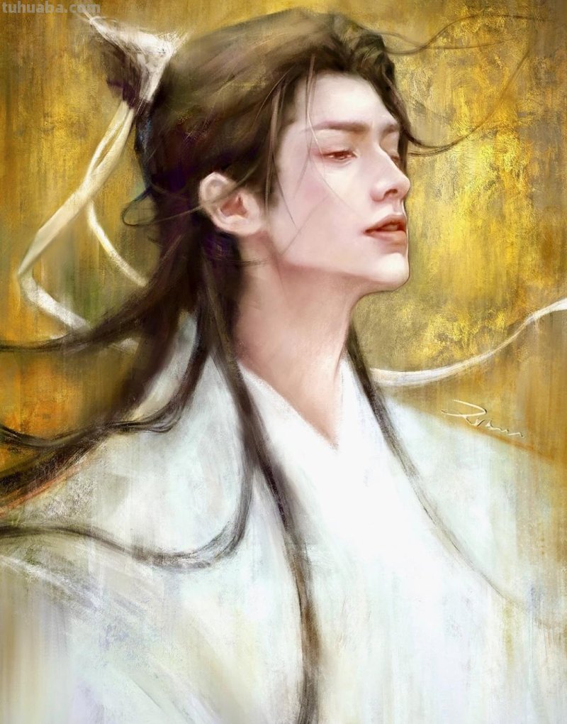 166张《长月烬明》插画｜等更的日子里，只能靠他一解相思之苦了