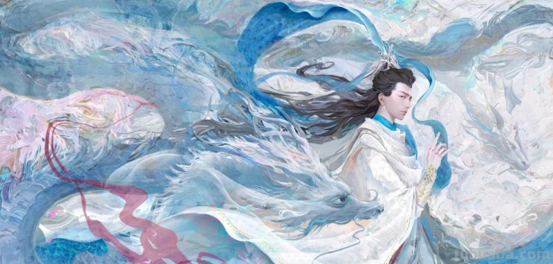 166张《长月烬明》插画｜等更的日子里，只能靠他一解相思之苦了