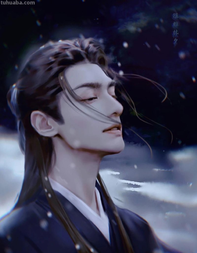 166张《长月烬明》插画｜等更的日子里，只能靠他一解相思之苦了