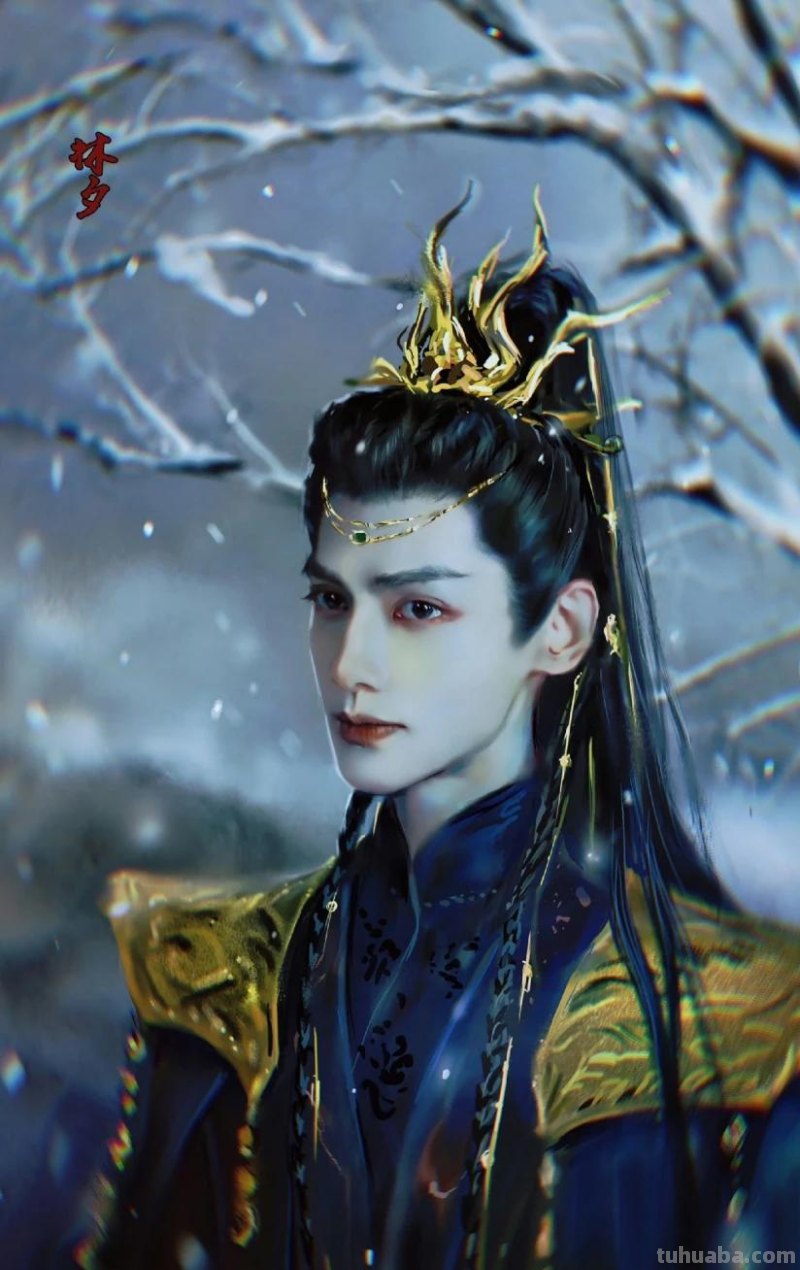 166张《长月烬明》插画｜等更的日子里，只能靠他一解相思之苦了