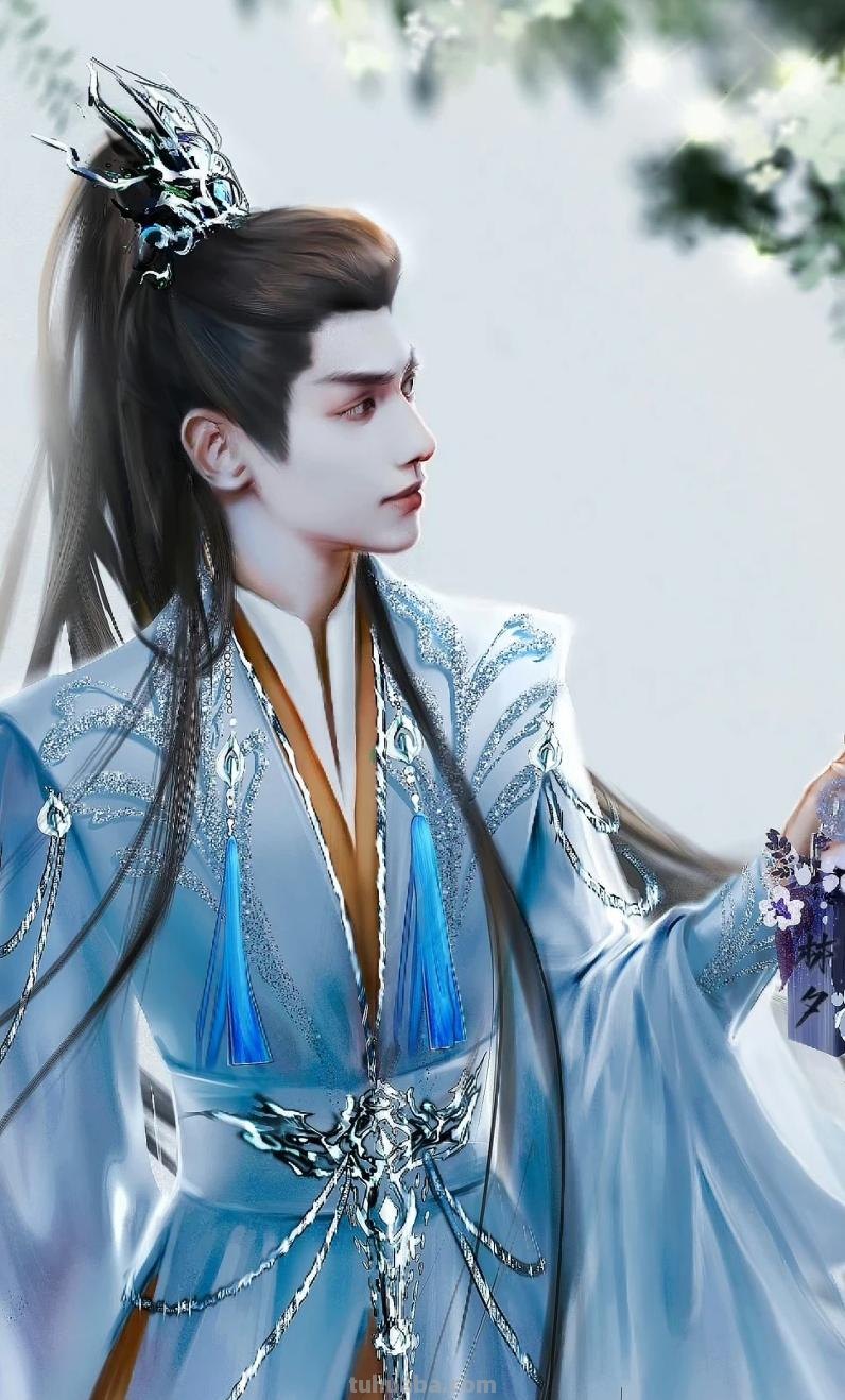 166张《长月烬明》插画｜等更的日子里，只能靠他一解相思之苦了