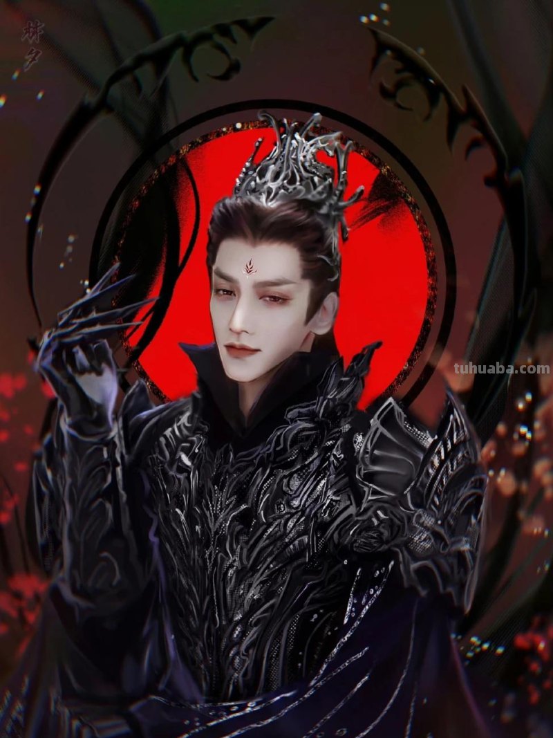 166张《长月烬明》插画｜等更的日子里，只能靠他一解相思之苦了