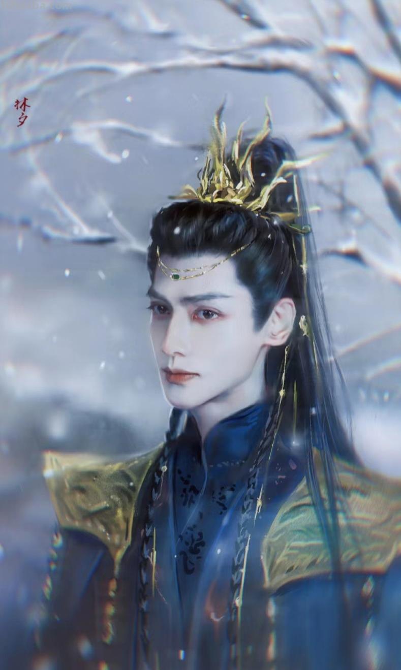 166张《长月烬明》插画｜等更的日子里，只能靠他一解相思之苦了