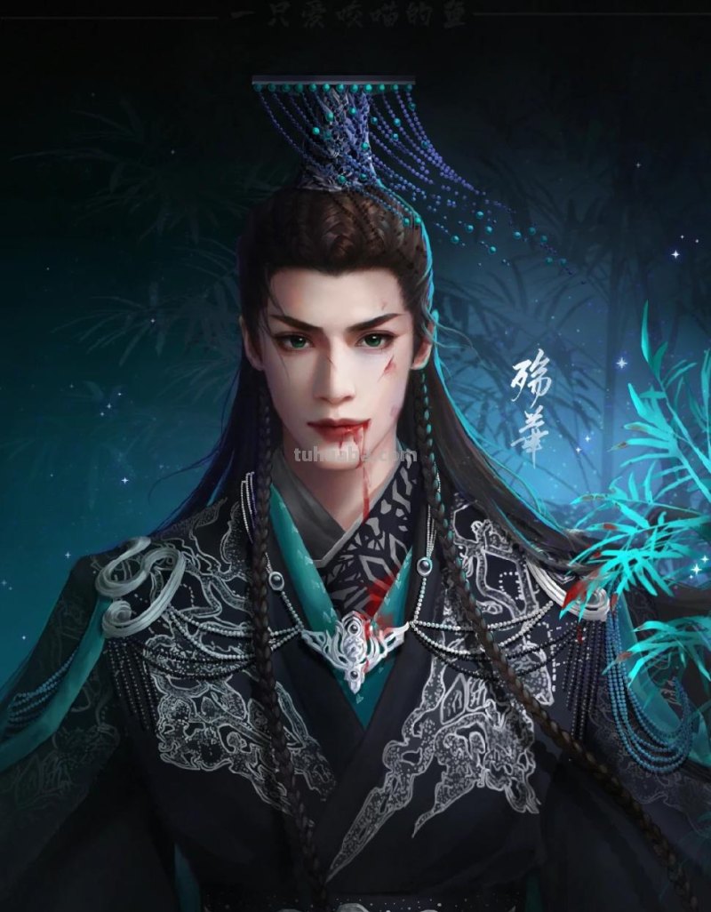 166张《长月烬明》插画｜等更的日子里，只能靠他一解相思之苦了