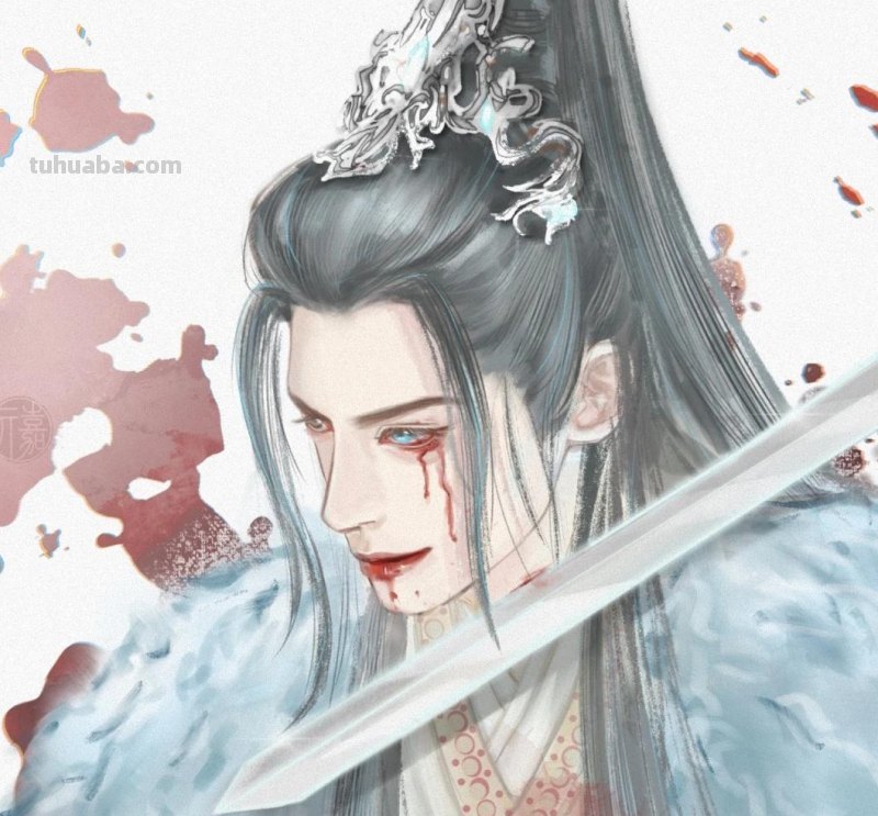 166张《长月烬明》插画｜等更的日子里，只能靠他一解相思之苦了