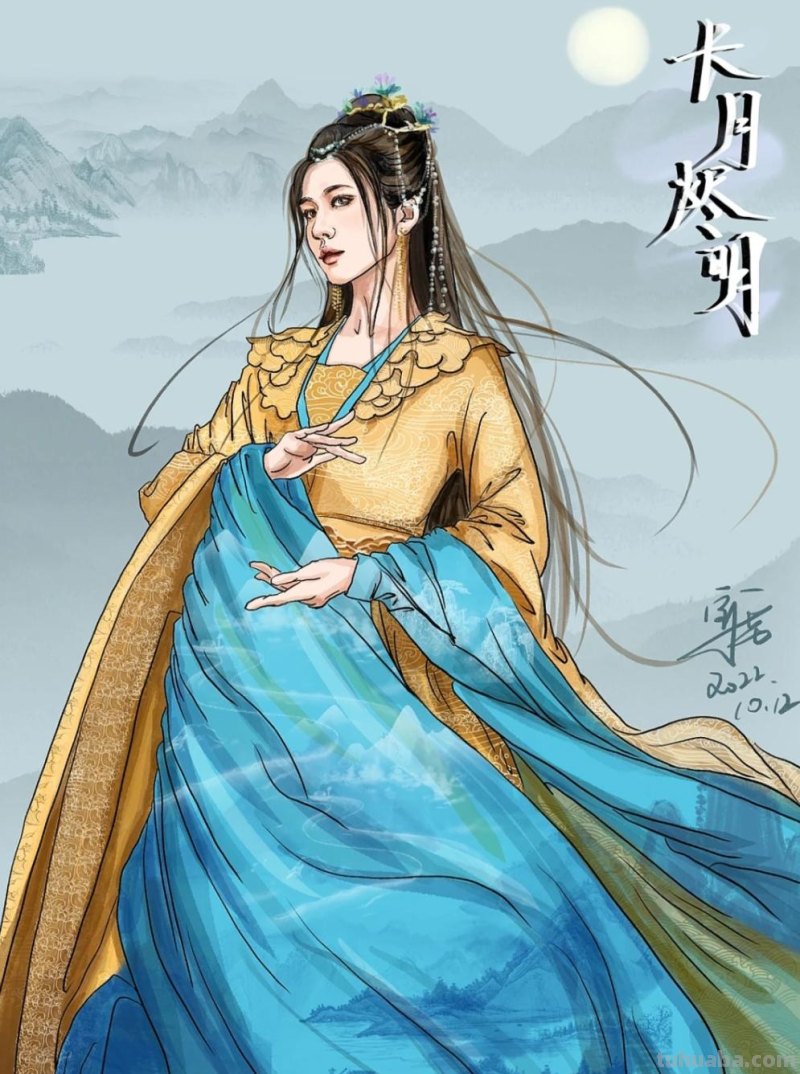 166张《长月烬明》插画｜等更的日子里，只能靠他一解相思之苦了