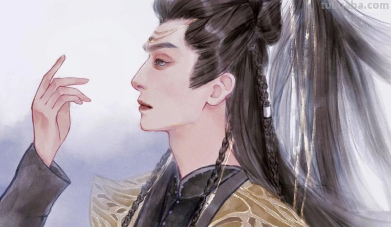 166张《长月烬明》插画｜等更的日子里，只能靠他一解相思之苦了