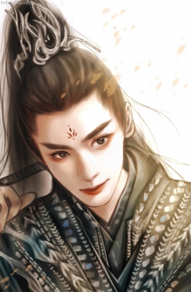 166张《长月烬明》插画｜等更的日子里，只能靠他一解相思之苦了