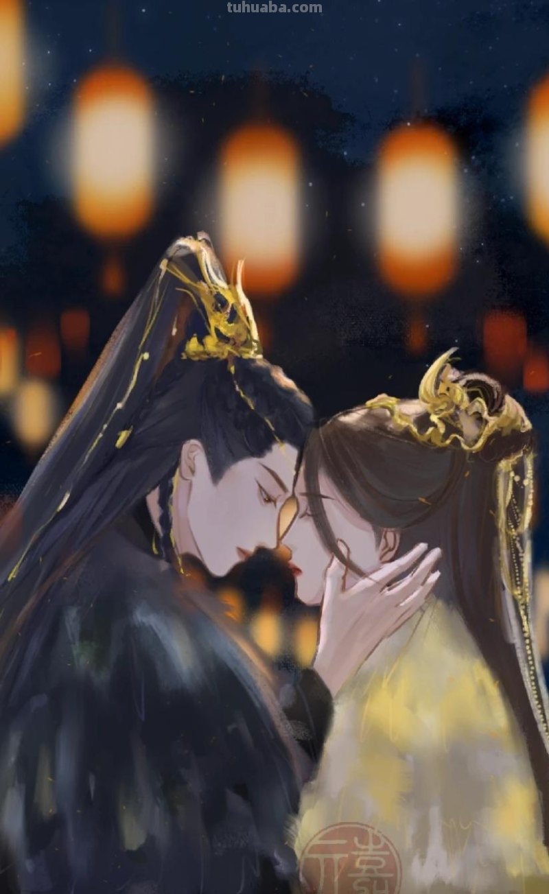 166张《长月烬明》插画｜等更的日子里，只能靠他一解相思之苦了