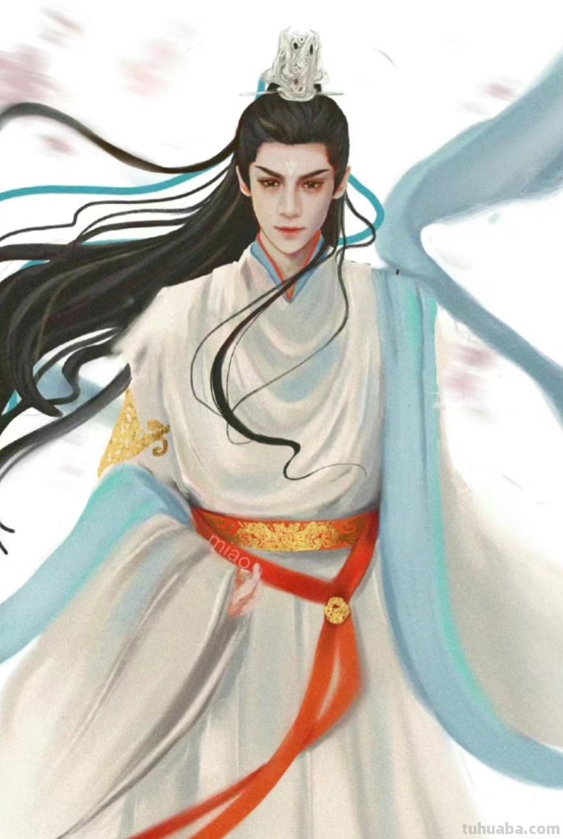 166张《长月烬明》插画｜等更的日子里，只能靠他一解相思之苦了