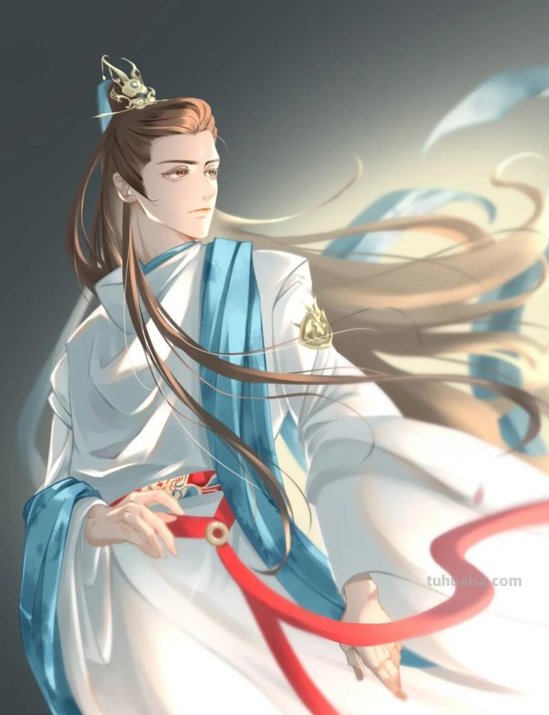 166张《长月烬明》插画｜等更的日子里，只能靠他一解相思之苦了