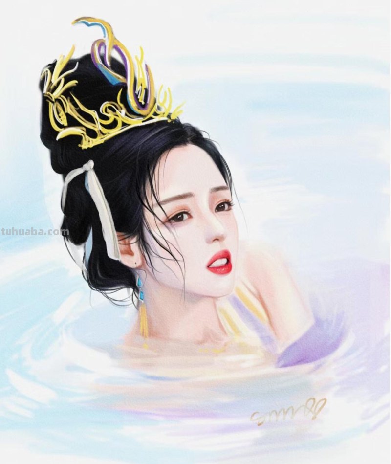 166张《长月烬明》插画｜等更的日子里，只能靠他一解相思之苦了