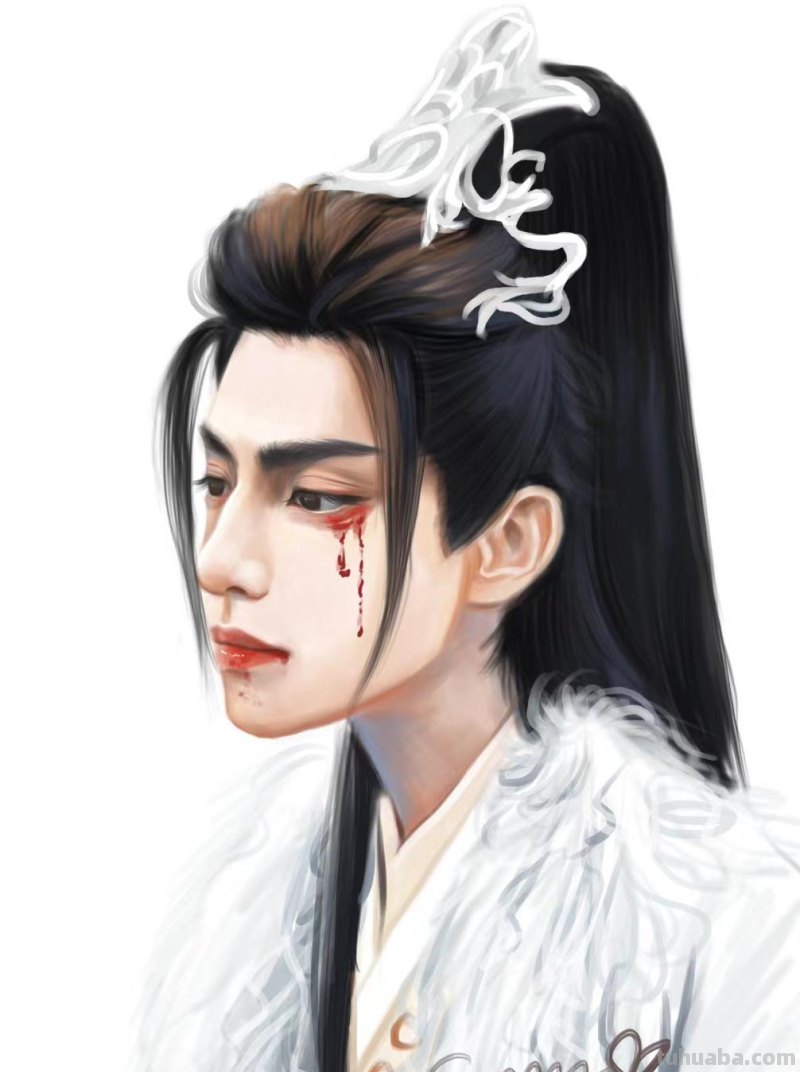 166张《长月烬明》插画｜等更的日子里，只能靠他一解相思之苦了