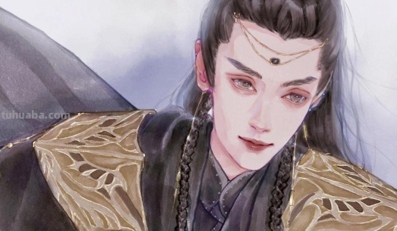 166张《长月烬明》插画｜等更的日子里，只能靠他一解相思之苦了