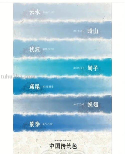 传统色彩表及传统色彩图案：揭秘中国传统艺术中的绚丽色彩 