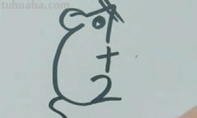 怎么画老鼠简笔画图片 幼儿美工：[6]简笔画---猫和老鼠？