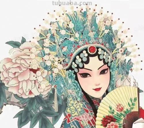 京剧色彩画与京剧色彩装饰画图:传统艺术与现代审美的完美结合