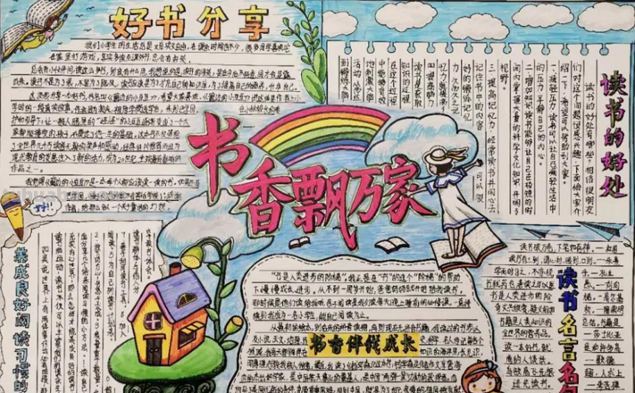 FACIOUS怎么读书手抄报 读书的方法怎么做手抄报?