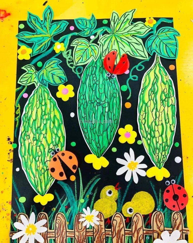 少儿创意美术30张，马克笔绘画、线描、装饰画应有尽有，果断收藏