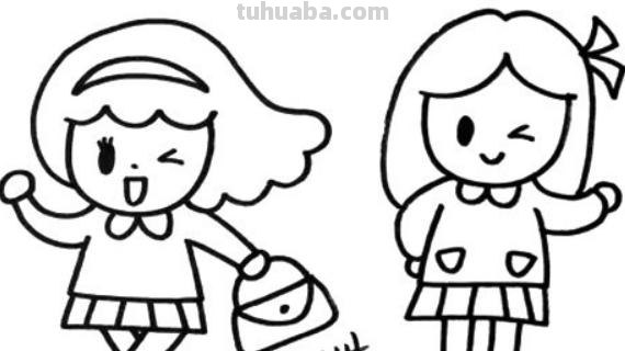 简笔画小女孩怎么画 可爱的小女孩简笔画怎么画？