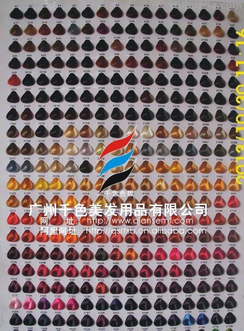 发色彩板及发色板颜色及效果 - 为你的发色选择带来无限可能 