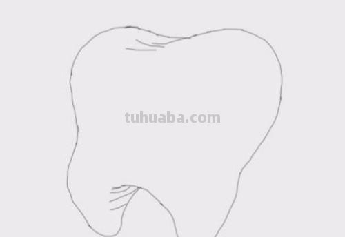 牙齿怎么画简笔画图片 卡通牙齿是怎么画的？