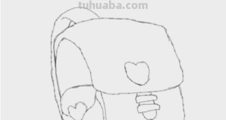 书包怎么画简笔画图片 如何画一只卡通儿童书包简笔画？背包简笔画教程？