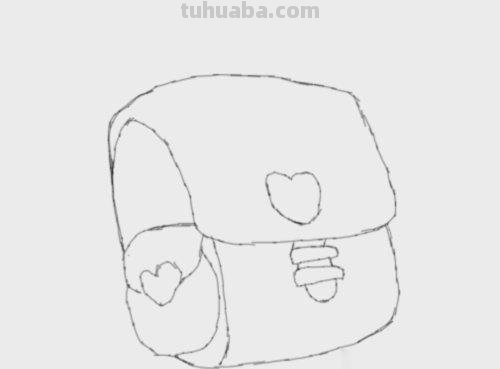 书包怎么画简笔画图片 如何画一只卡通儿童书包简笔画？背包简笔画教程？