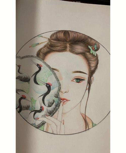 彩铅画古风怎么画才好看 用彩铅画画简单古风公主？