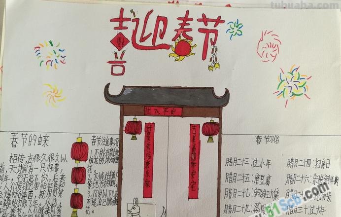 春节手抄报写什么内容 有关春节手抄报内容？