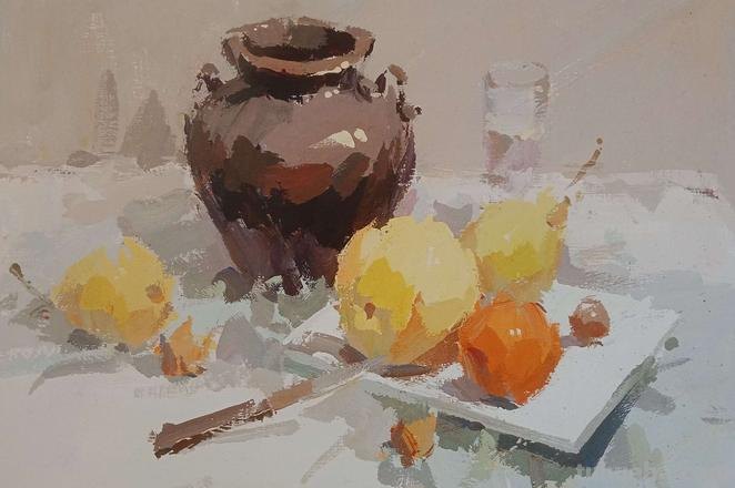 色彩画过程及色彩画过程颜色详细 