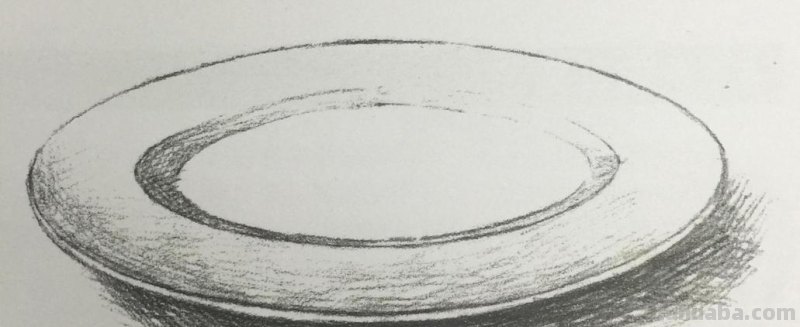 画技巧盘子速写 怎样画盘子？