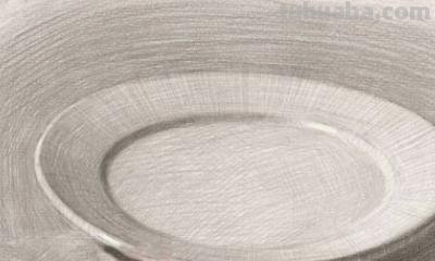 画技巧盘子速写 怎样画盘子？