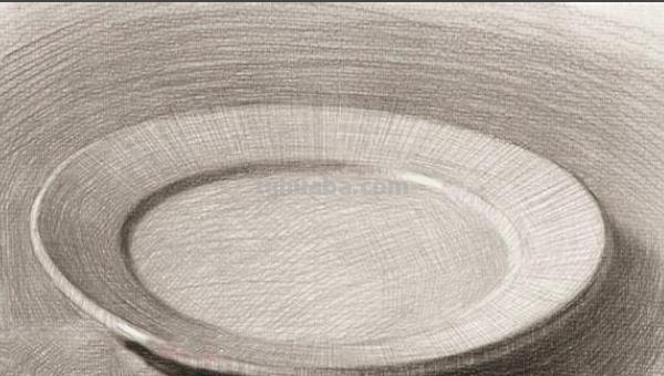 画技巧盘子速写 怎样画盘子？