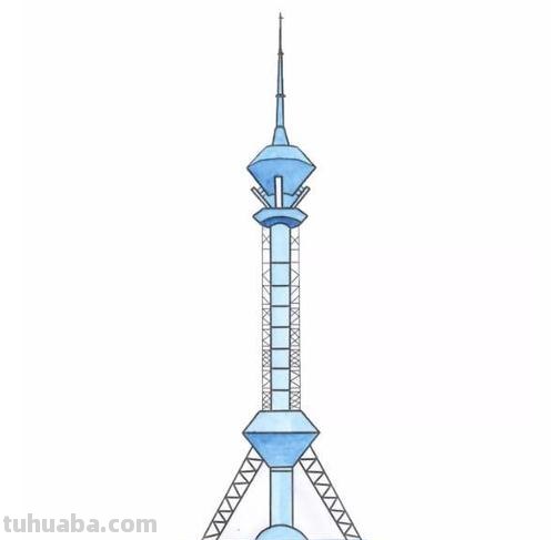 手绘石家庄最具代表的9座地标建筑，你都知道吗？