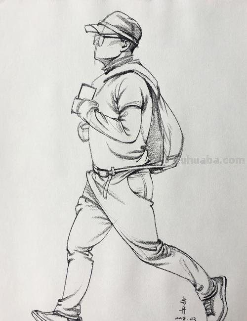 单人英雄速写 人物速写的比例一人头是多长？