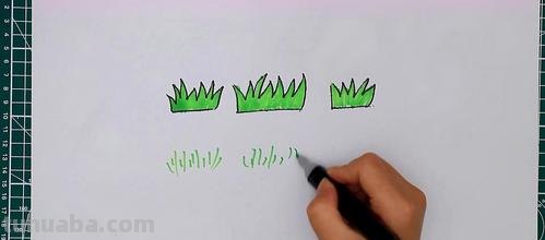 怎么画小草简笔画图片 怎么画小草？