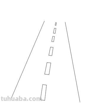 马路怎么画简笔画图片 画公路的简单方法？
