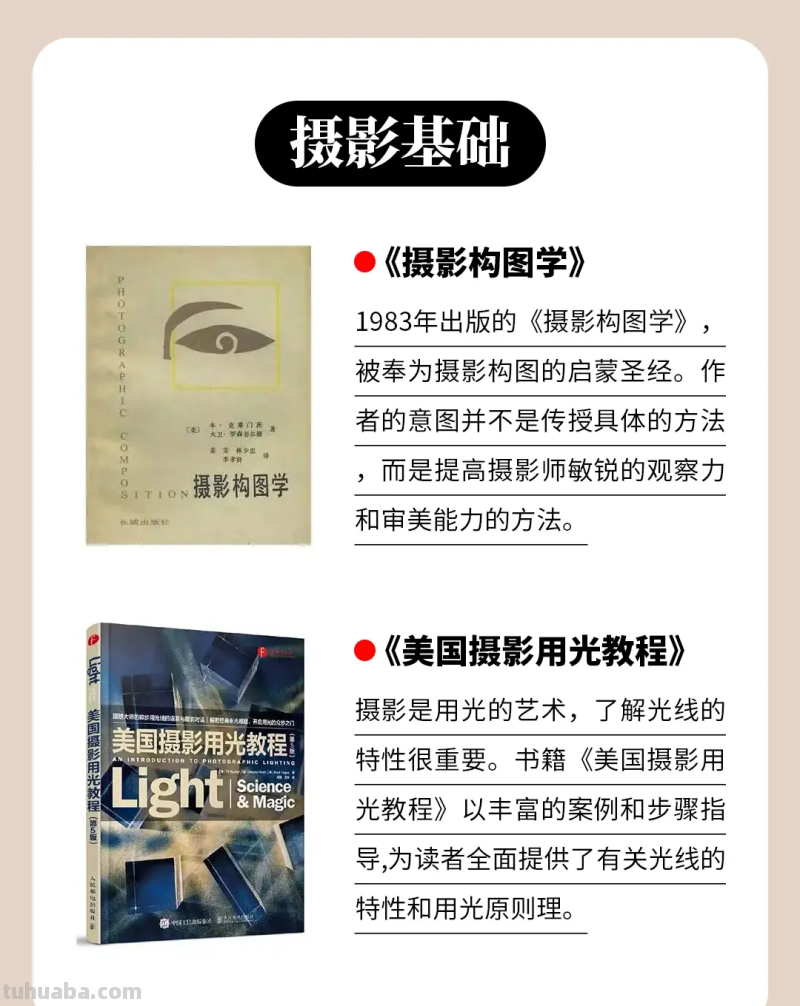 自学摄影必读的12本书籍