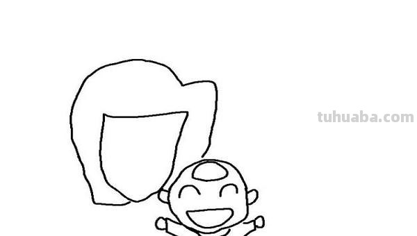 全家福怎么画简笔画 少儿简笔画之全家福？