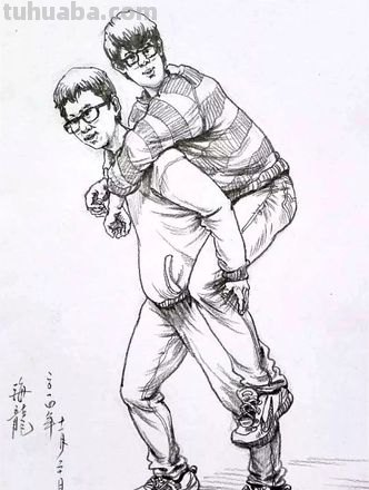 人物重叠速写 如何快速学会人物速写？