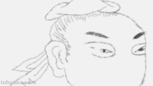 用彩铅画古装男生怎么画 铅笔画，画一位古代长发男子侧脸，古风男人？
