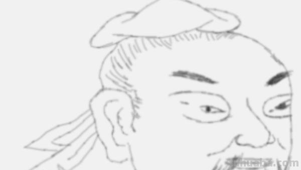 用彩铅画古装男生怎么画 铅笔画，画一位古代长发男子侧脸，古风男人？