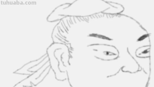 用彩铅画古装男生怎么画 铅笔画，画一位古代长发男子侧脸，古风男人？