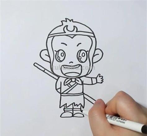 孙悟空的简笔画怎么画 幼儿简单孙悟空画法？