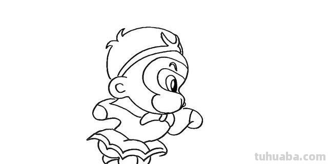孙悟空的简笔画怎么画 幼儿简单孙悟空画法？