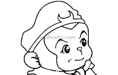 孙悟空的简笔画怎么画 幼儿简单孙悟空画法？